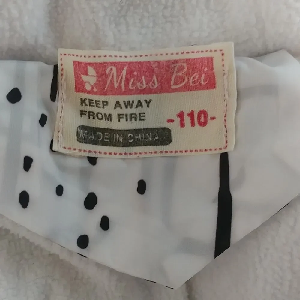 Miss Bei Cat Print Hooded Coat‎ (No Zipper)